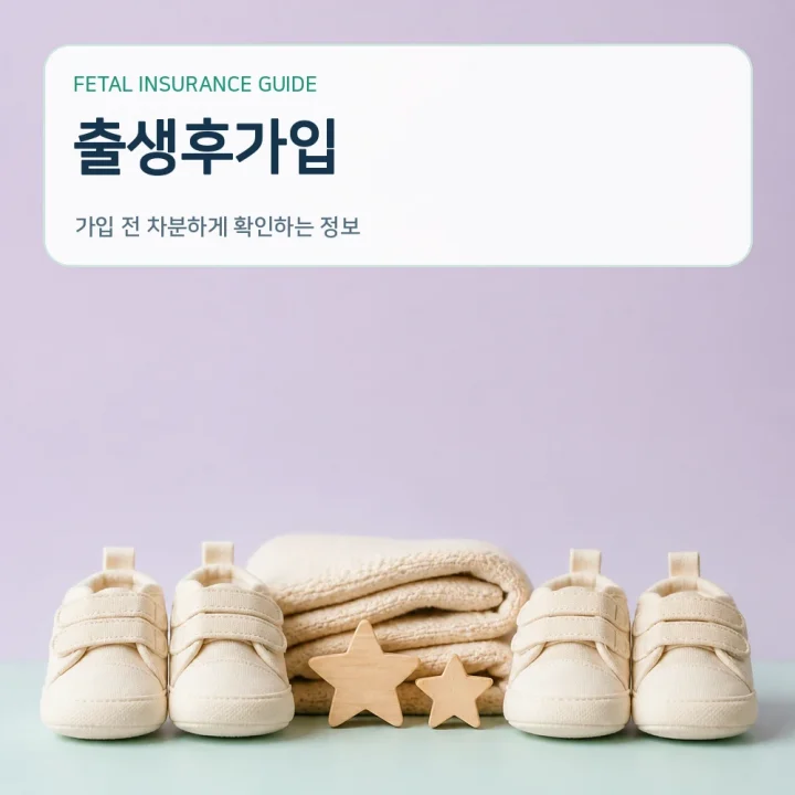 태아보험출생후가입
