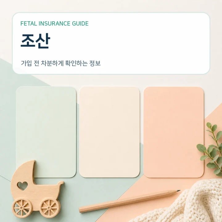 태아보험조산