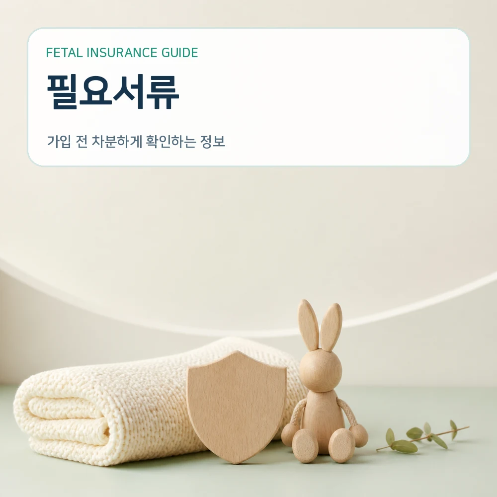 태아보험필요서류